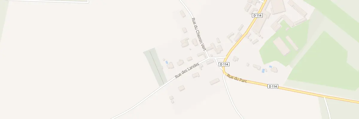 Plan du 6 Rue des Landes aux Hauts-Talican