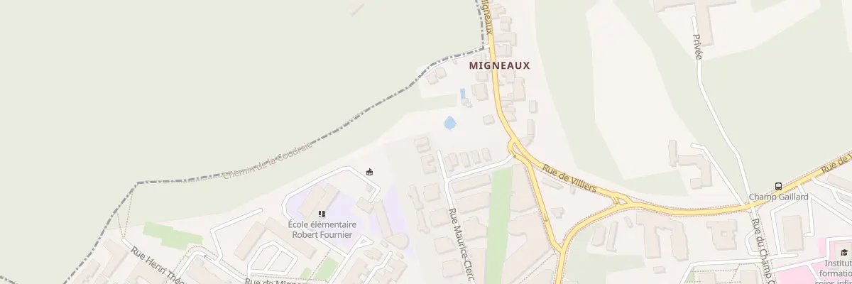 Plan du 12 Rue de Migneaux à Poissy