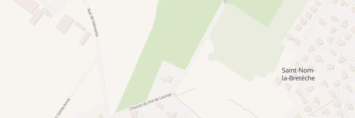 Plan de Che du Pré de Launay à Saint-Nom-la-Bretèche