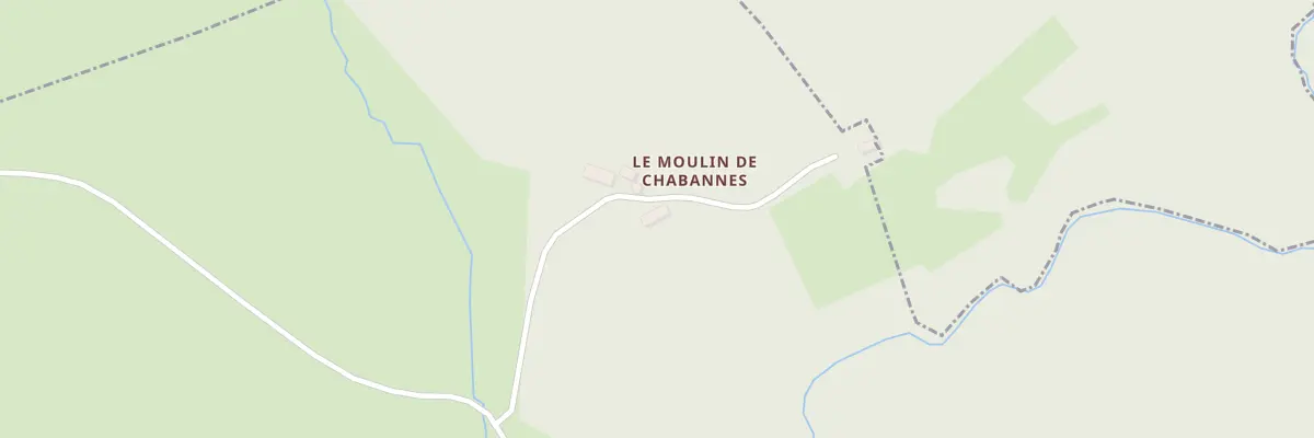 Plan du 5108 Moulin de Chabannes à Saint-Merd-les-Oussines