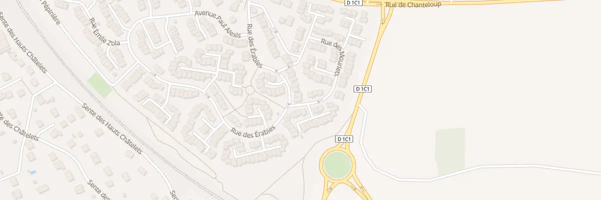 Plan du 22 Rue des Erables à Triel-sur-Seine