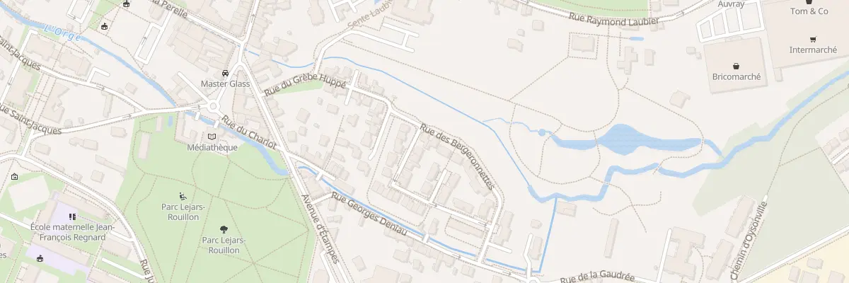 Plan du 6 Rue des Bergeronnettes à Dourdan