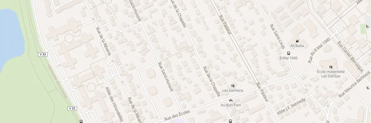Plan du 254 Rue de la Chapelle à Carrières-sous-Poissy