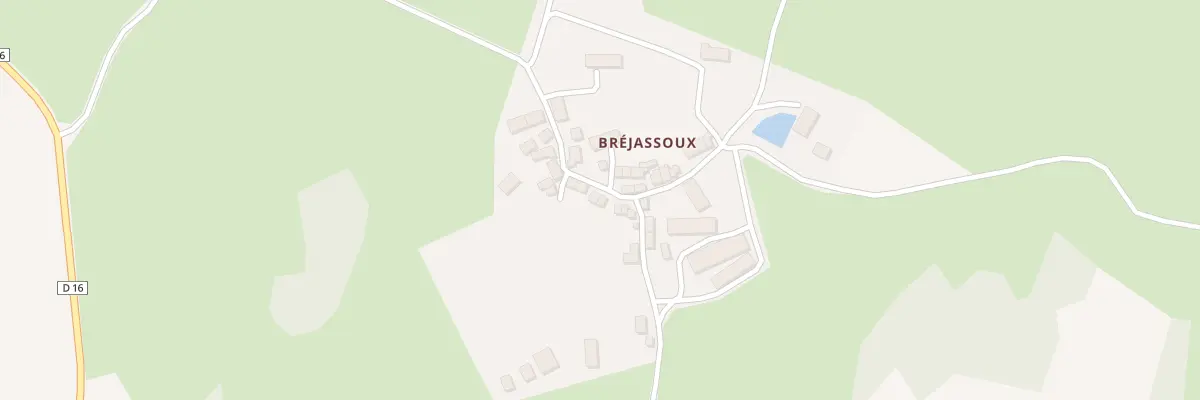Plan du 7 Brejassoux à Pionnat