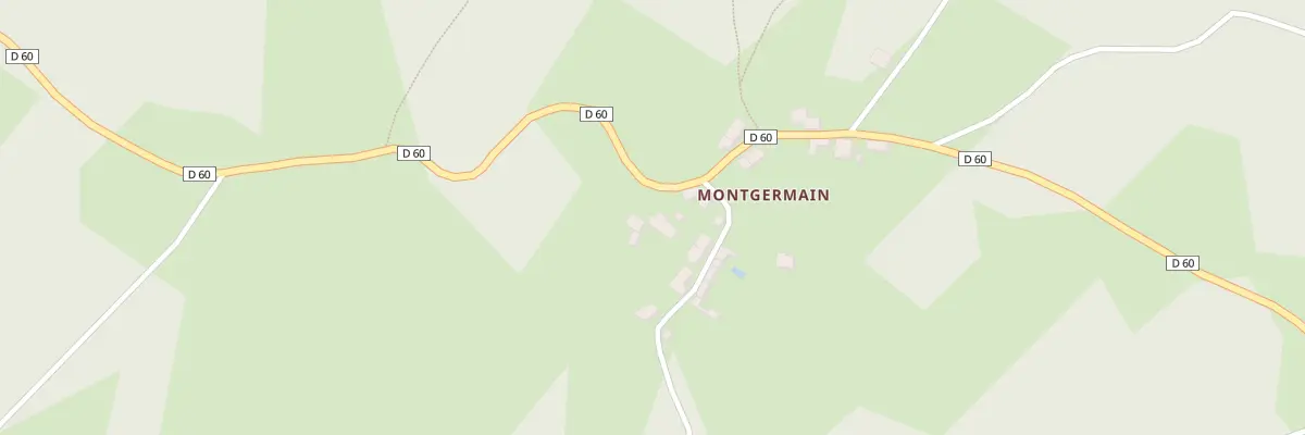 Plan du 13 Montgermain à Fransèches