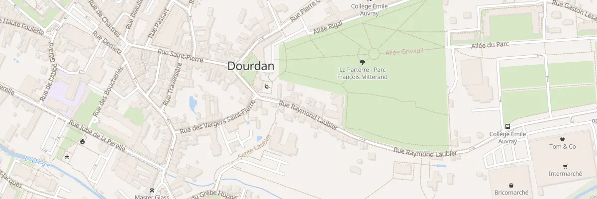Plan du 9 Rue Raymond Laubier à Dourdan
