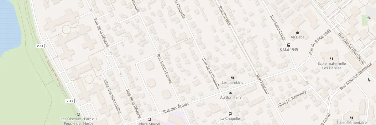 Plan du 290 Rue de la Chapelle à Carrières-sous-Poissy