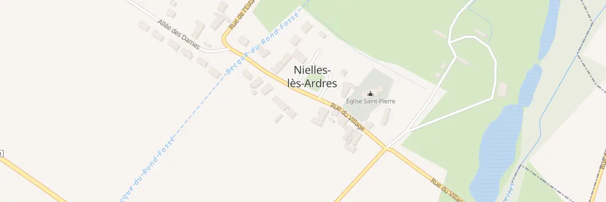 Plan du 16 Rue du Village à Nielles-lès-Ardres