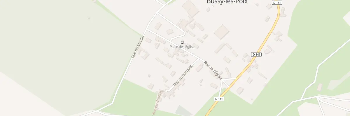 Plan du 5 Rue de l’Eglise à Bussy-lès-Poix