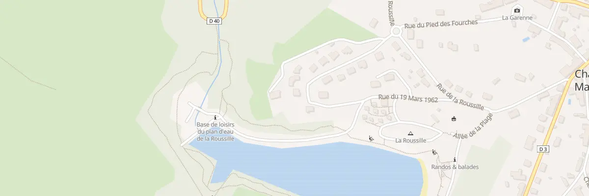 Plan du 20 Rue du Pied des Fourches à Châtelus-Malvaleix