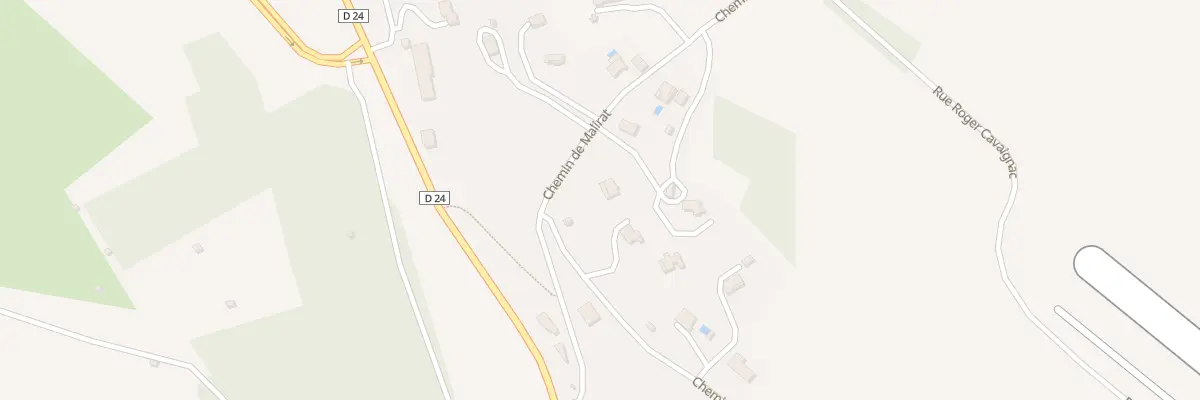 Plan du 232 Che de Malirat à Villefranche-de-Rouergue