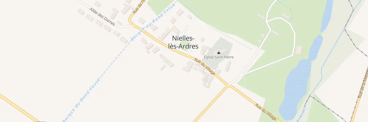 Plan du 18 Rue du Village à Nielles-lès-Ardres