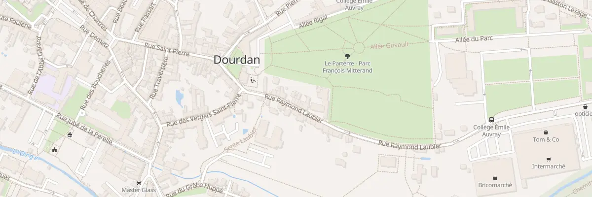 Plan du 13 Rue Raymond Laubier à Dourdan