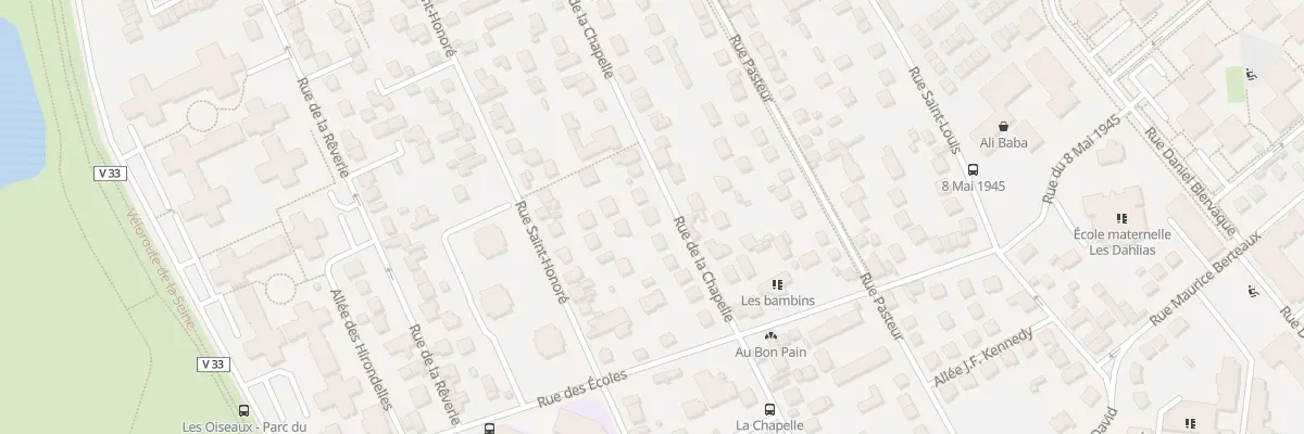 Plan du 280 Rue de la Chapelle à Carrières-sous-Poissy