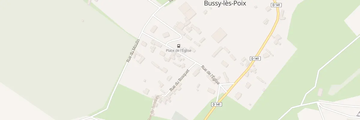 Plan du 4 Rue de l’Eglise à Bussy-lès-Poix