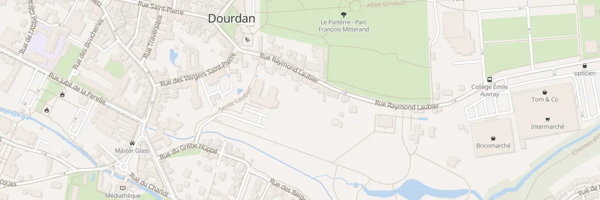 Plan du 18 Rue Raymond Laubier à Dourdan