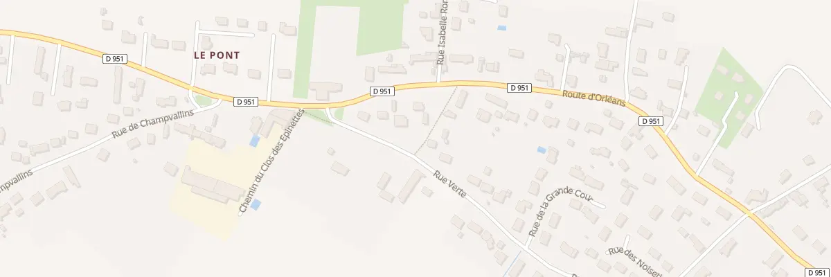 Plan du 129 Rue Verte à Sandillon