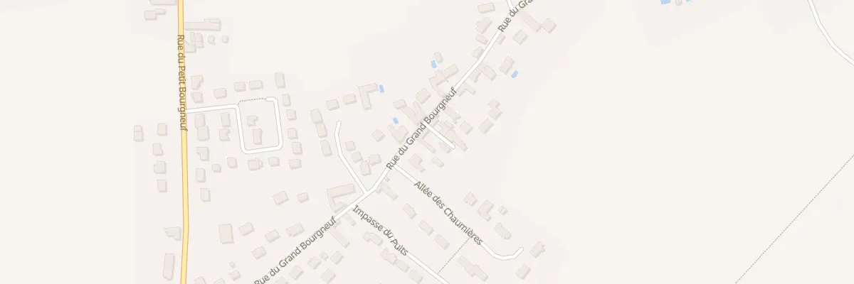 Plan du 36 Rue du Grand Bourgneuf à Chécy