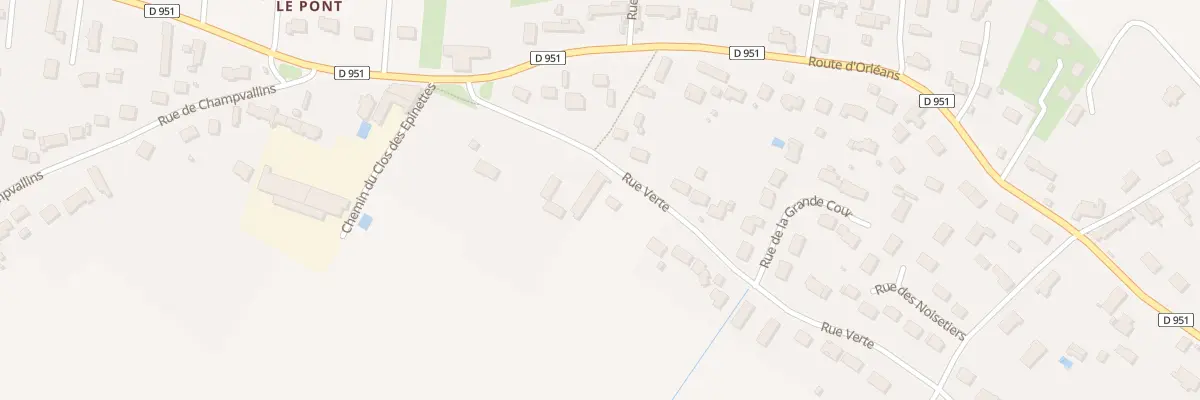 Plan du 160 Rue Verte à Sandillon