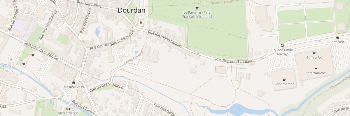 Plan du 20 Rue Raymond Laubier à Dourdan