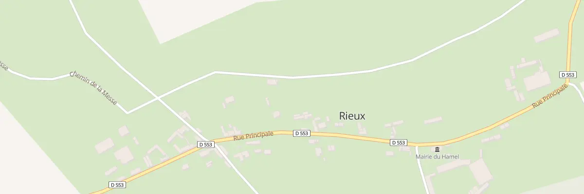 Plan du 321 Rue Principale (rieux) au Hamel