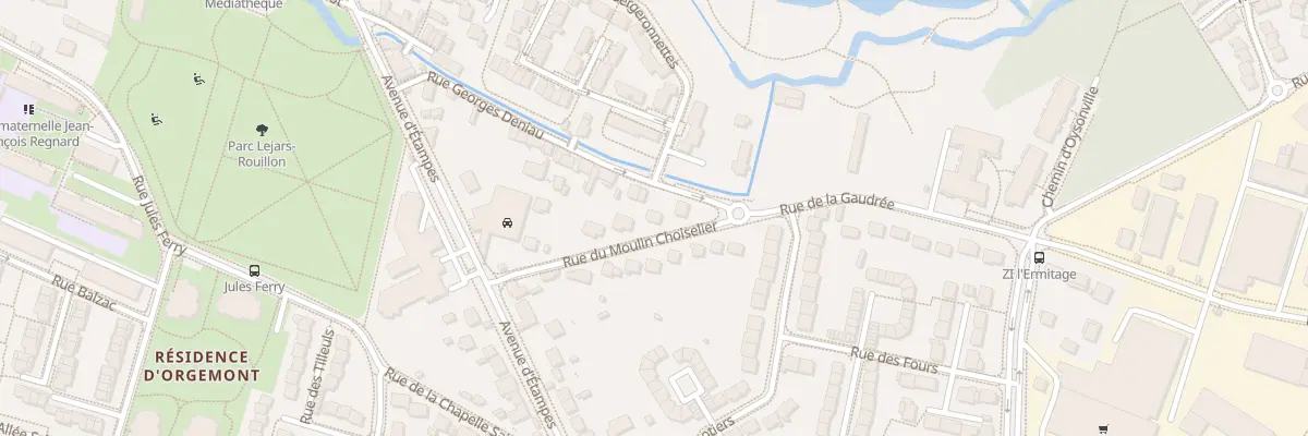 Plan du 15 Rue du Moulin Choisellier à Dourdan