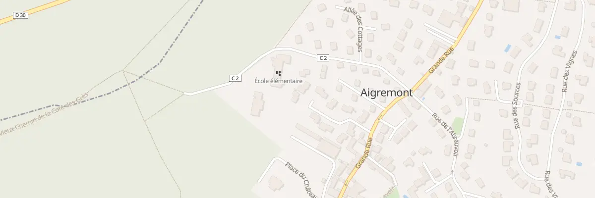 Plan du 5034 Gr Grande Rue à Aigremont