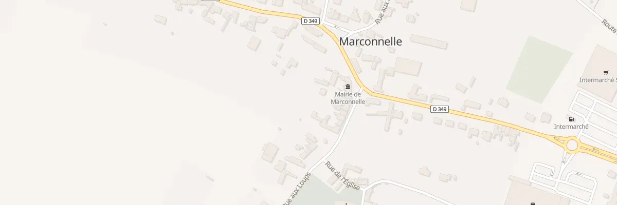 Plan du 22 Rue aux Loups à Marconnelle