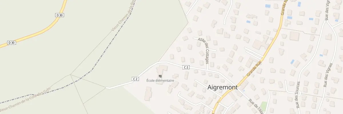Plan du 14 Rue des Communes à Aigremont