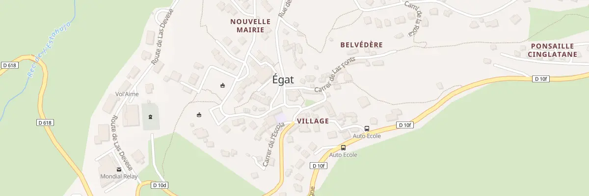 Plan du 2 Pl de la Tour des Maures à Égat