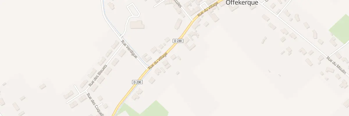 Plan du 17 Rue du Village à Offekerque