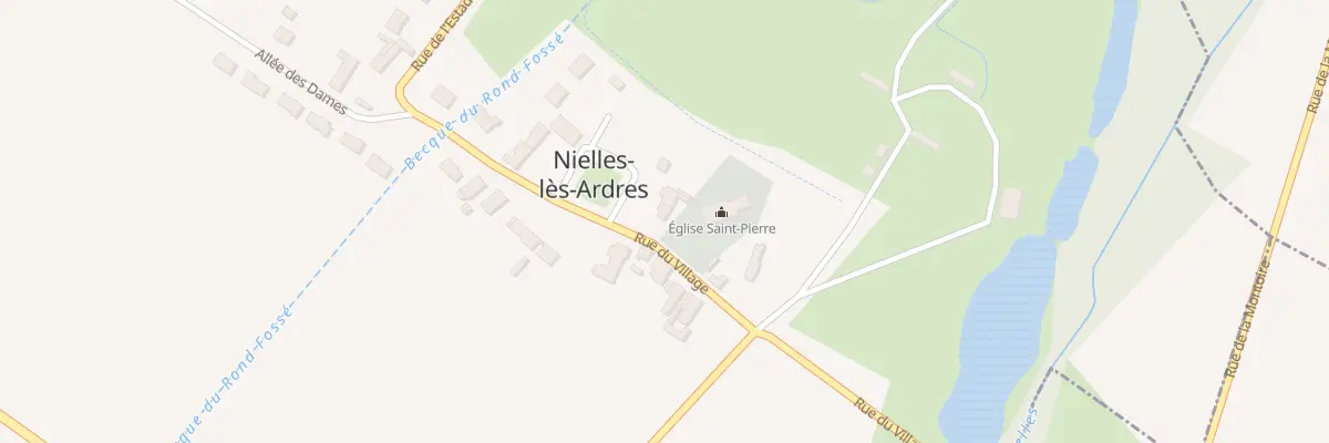 Plan du 19 Rue du Village à Nielles-lès-Ardres
