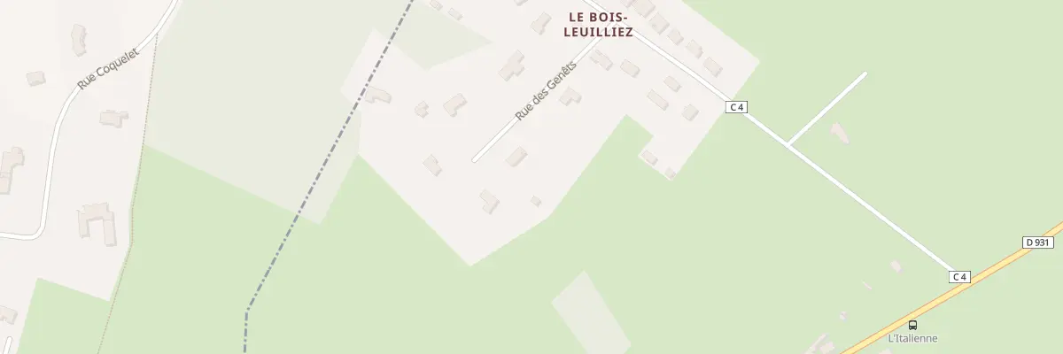 Plan du 3 Rue des Genets à Goincourt