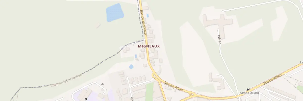 Plan du 25 Rue de Migneaux à Poissy