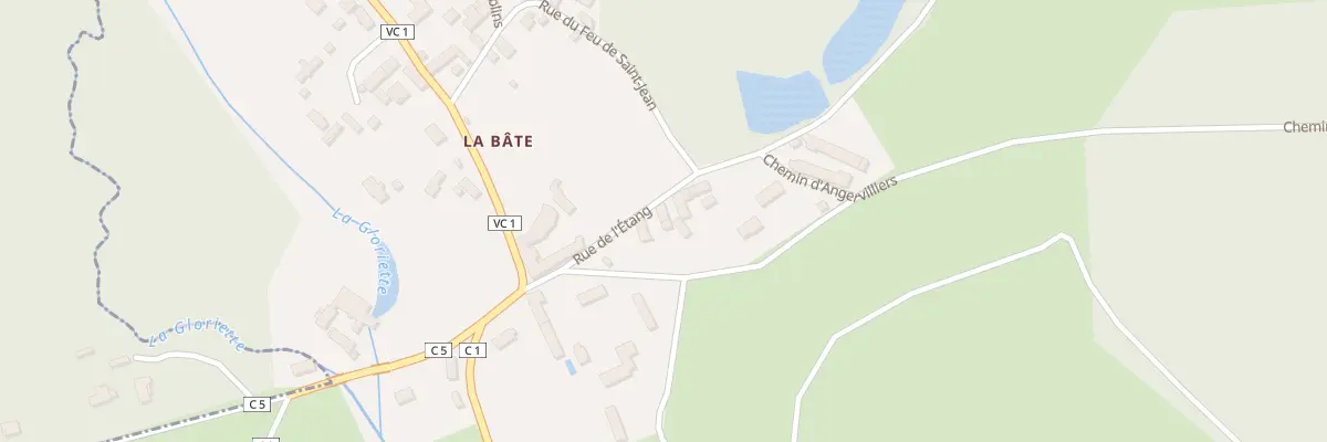 Plan du 6 Rue de l’Etang à Longvilliers