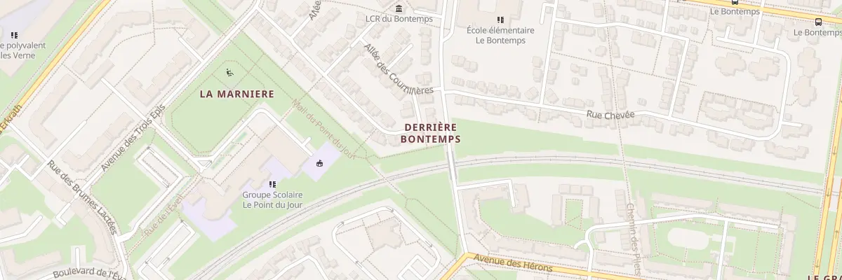 Plan du 1 All de la Girandole à Cergy