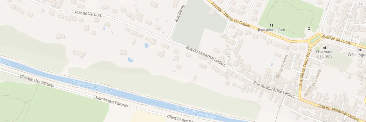 Plan du 97 Rue du Maréchal Leclerc à Chécy