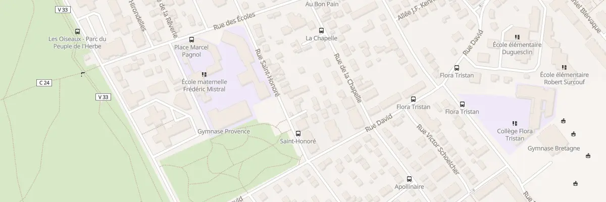 Plan du 557 Rue Saint-honoré à Carrières-sous-Poissy