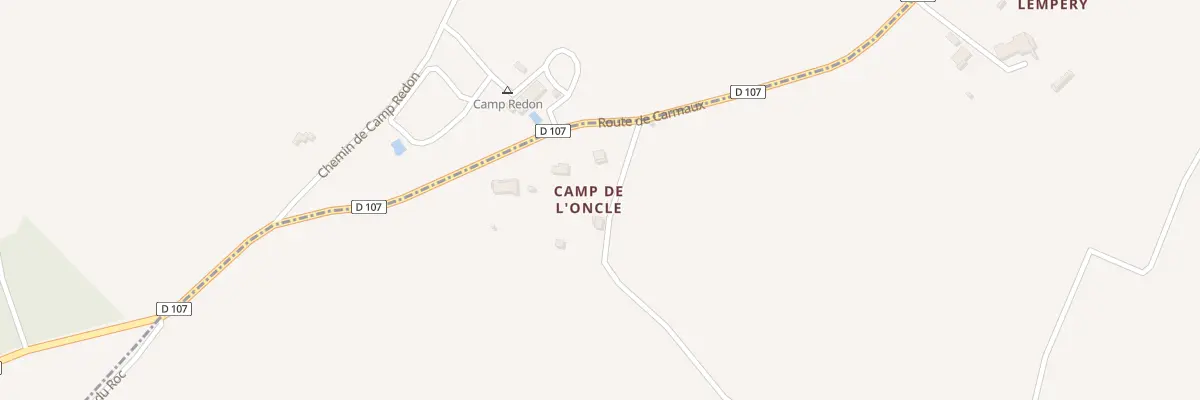 Plan du 5105 Camp de l’Oncle à Milhavet