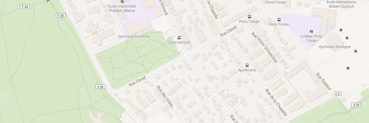 Plan du 666 Rue Saint-honoré à Carrières-sous-Poissy