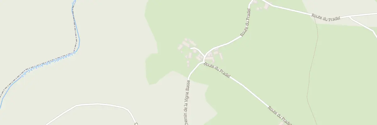 Plan du 5329 Le Pradel à Saint-André-de-Najac