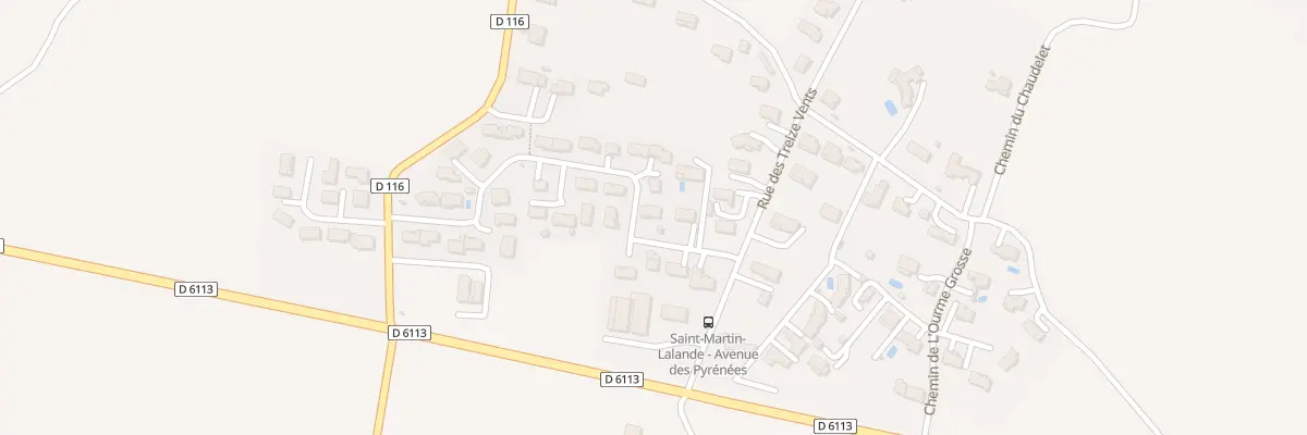 Plan du 275 Av des Pyrenees à Saint-Martin-Lalande
