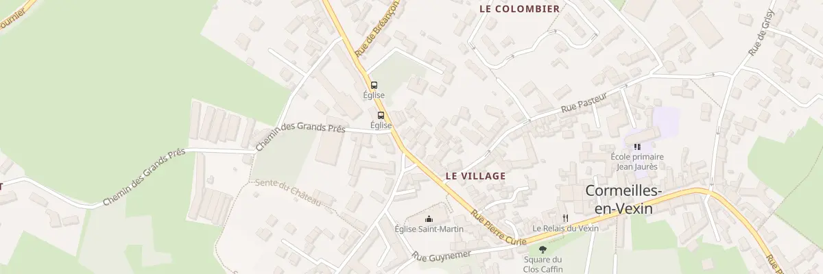 Plan du 10 Pl Aristide Briand à Cormeilles-en-Vexin
