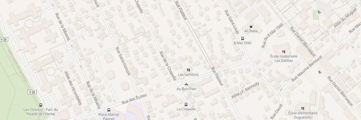 Plan du 341 Rue de la Chapelle à Carrières-sous-Poissy