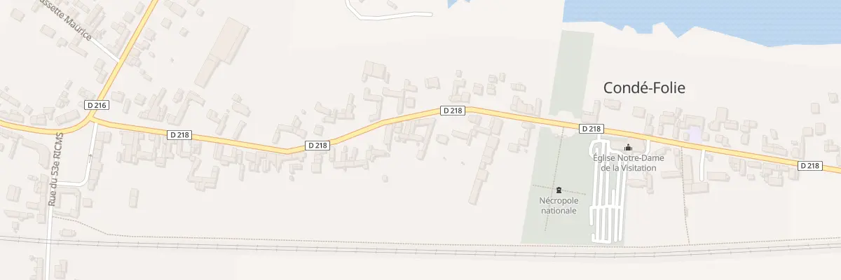 Plan du 50 Rue du 22e Rmve à Condé-Folie