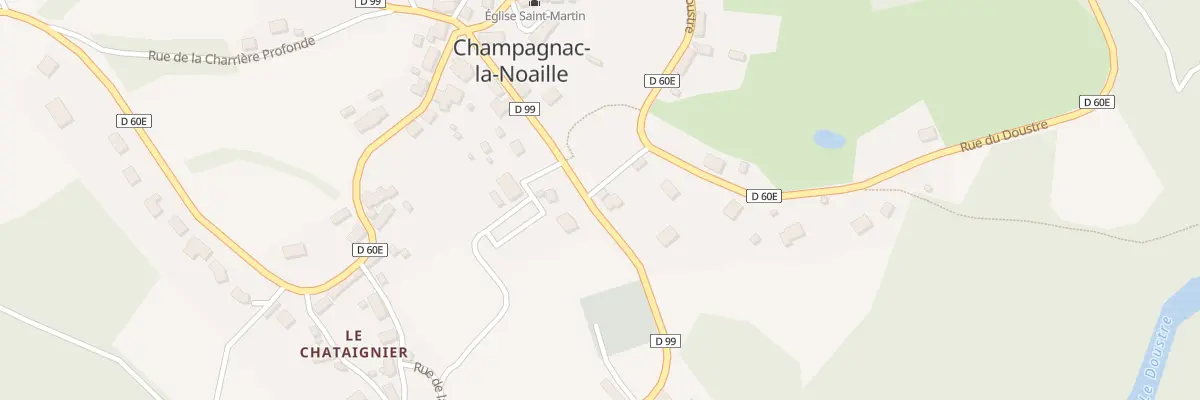 Plan du 5047 Au Bourg à Champagnac-la-Noaille