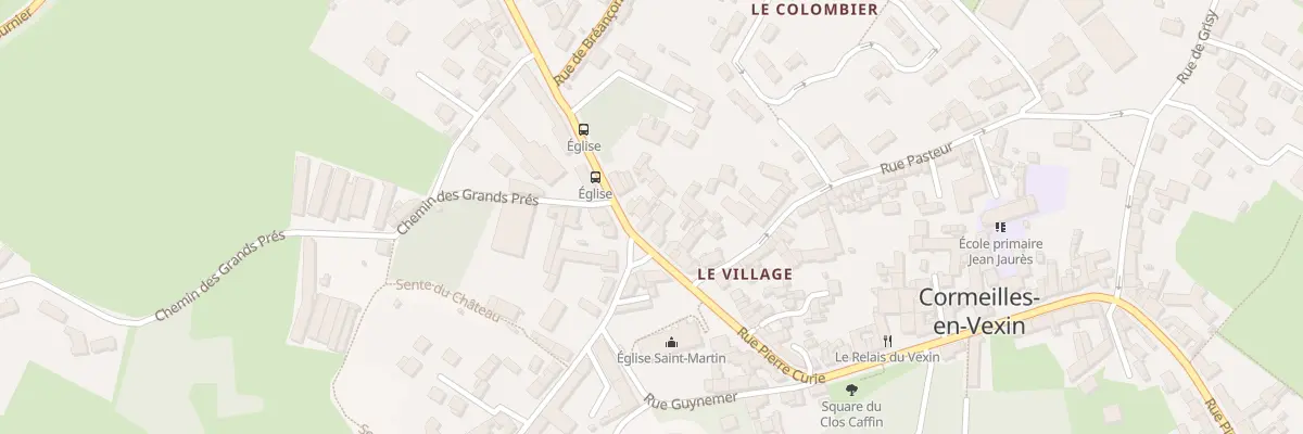 Plan du 14 Rue du Général Leclerc à Cormeilles-en-Vexin