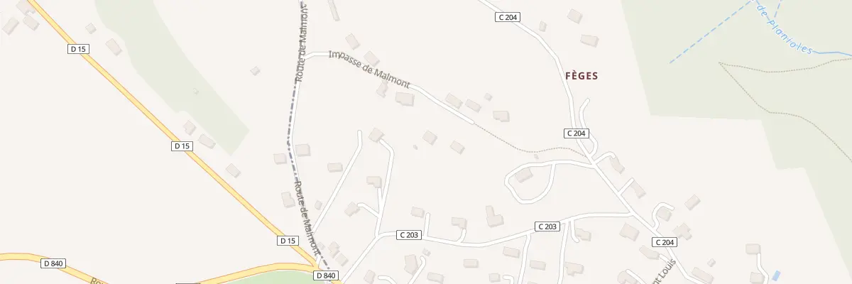 Plan du 5881F Malmont à Planioles