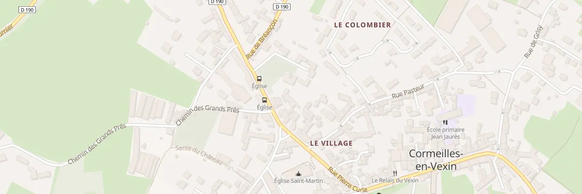 Plan du 20 Rue du Général Leclerc à Cormeilles-en-Vexin