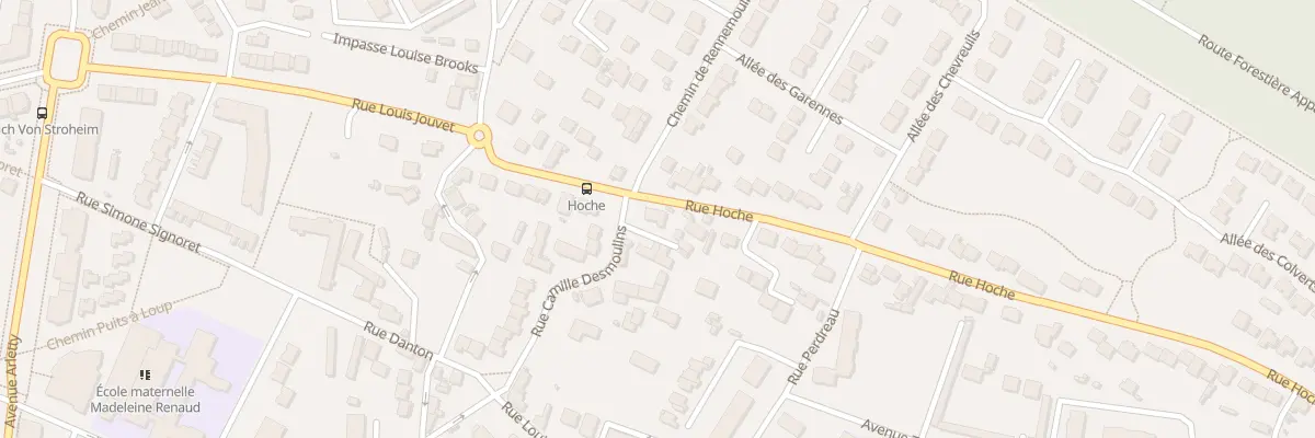 Plan du 12 Rue Camille Desmoulins à Bois-d’Arcy